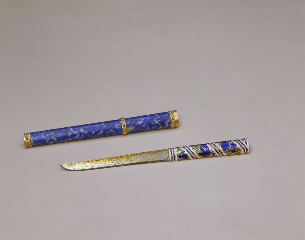 图片[2]-Yangjin Blue Handle Fruit Knife-China Archive